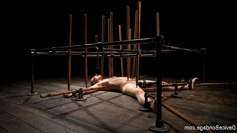 17P Casey Calvert struggles in chain bondage completely bdsm helpless with different