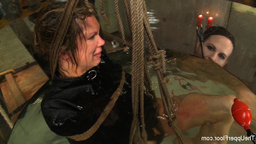 16P Rain Degre busty blonde is bound and toyed by kinky bdsm couple