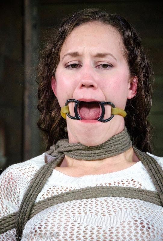 16P Bonnie Day bdsm babe bound and blindfolded sextoys made to cum