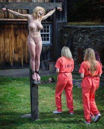 16P Winnie Rider and Ashley Lane naked bdsm exposed and public humiliated
