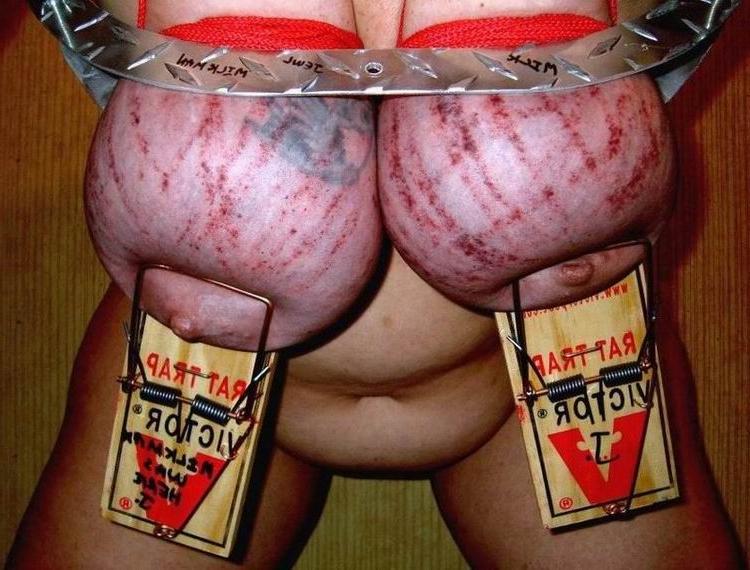 18P extremely tortured and bondaged boobs