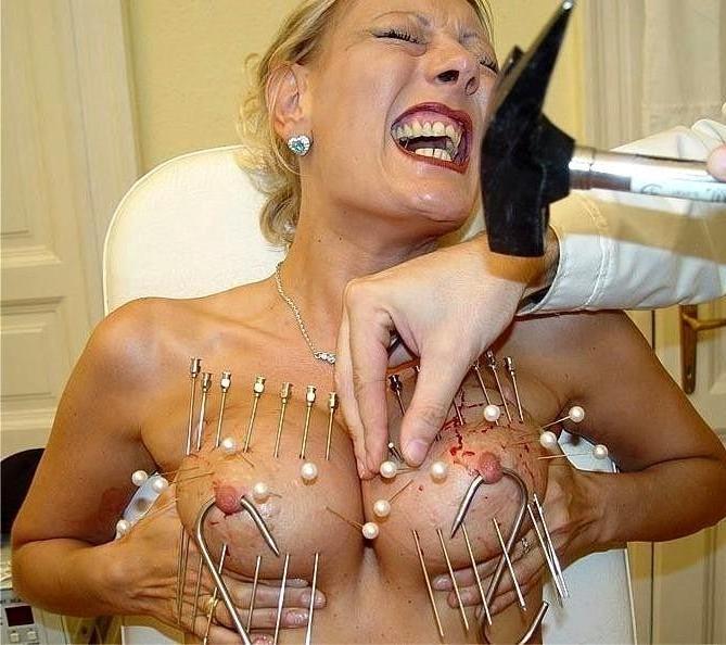 18P extremely tortured and bondaged boobs