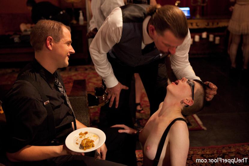 20P Juliette March and girls at bdsm party humiliated