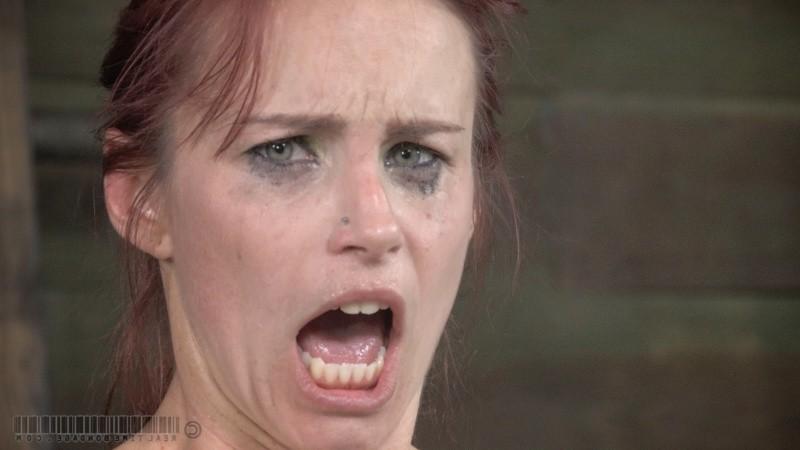16P Bella Rossi is bound and blindfolded with bdsm toys all over her body