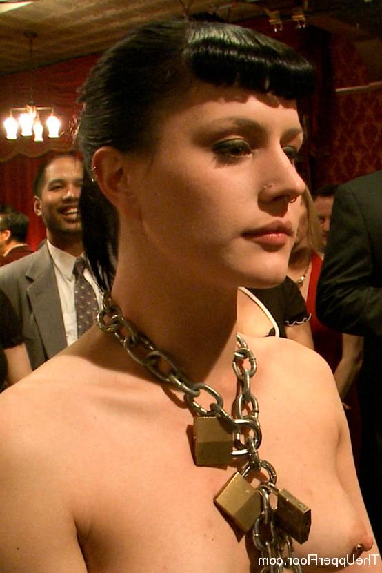 20P Katharine Cane and Ariel bdsm toy fucked at party
