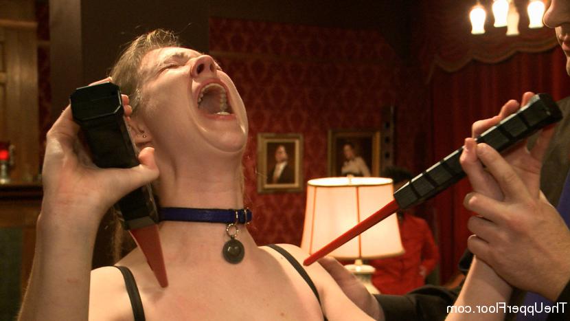 20P Katharine Cane and Ariel bdsm toy fucked at party
