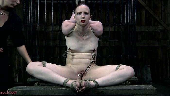 16P Claire Adams bdsm submissve is bound and begging