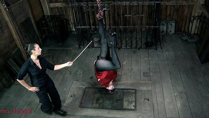 16P Claire Adams bdsm submissve is bound and begging