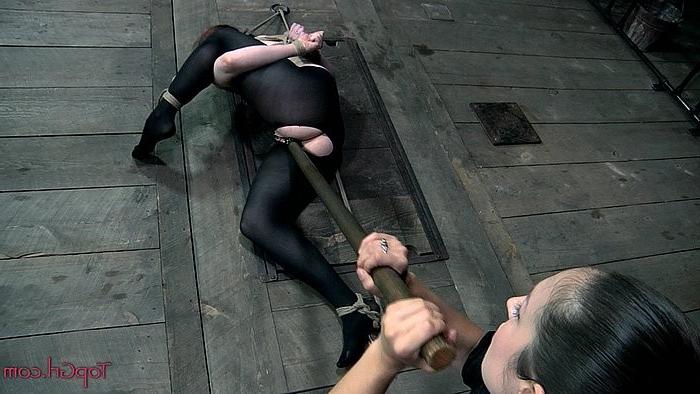 16P Claire Adams bdsm submissve is bound and begging