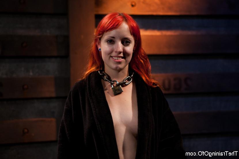15P Sloane Soleil redhead in bondage is bdsm trained