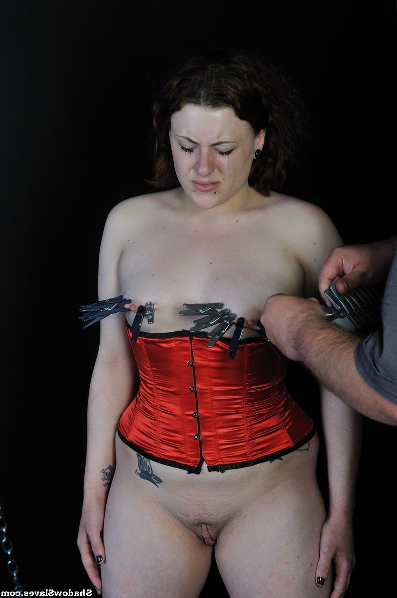 16P Uk slavegirl Isabel Deans breast whipping to tears and harsh nipple clamped bdsm