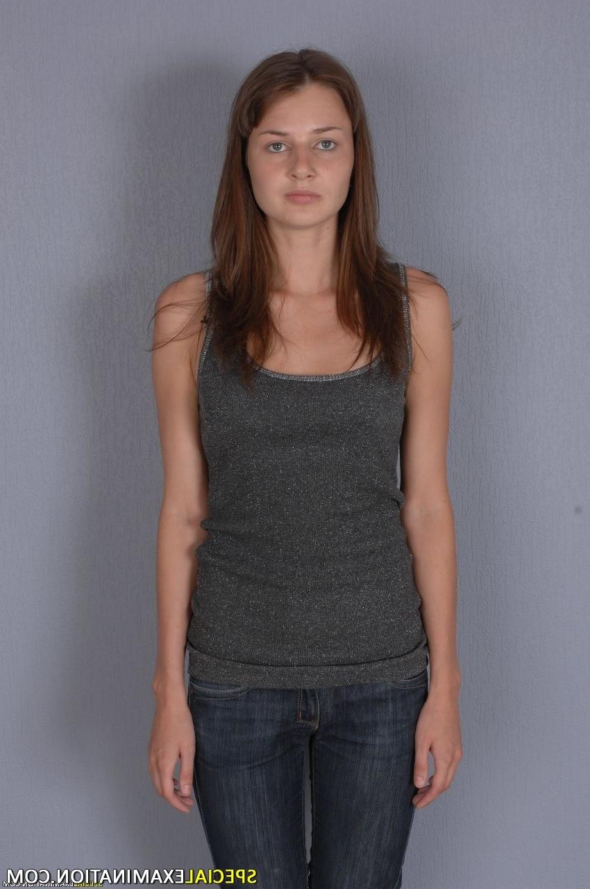 15P Kinky group medical exam of a nude miss