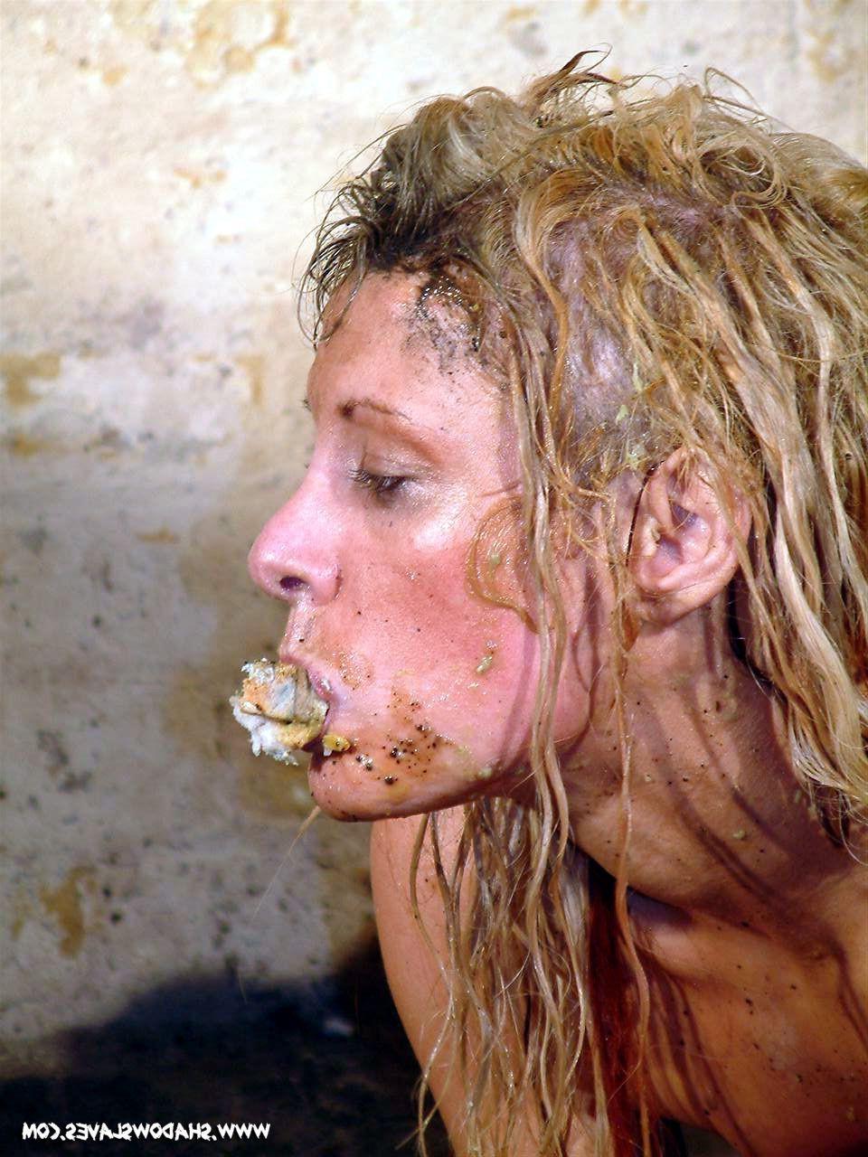 16P Filthy bizarre pissing and humiliation of blonde british pornstar Crystel Lei in