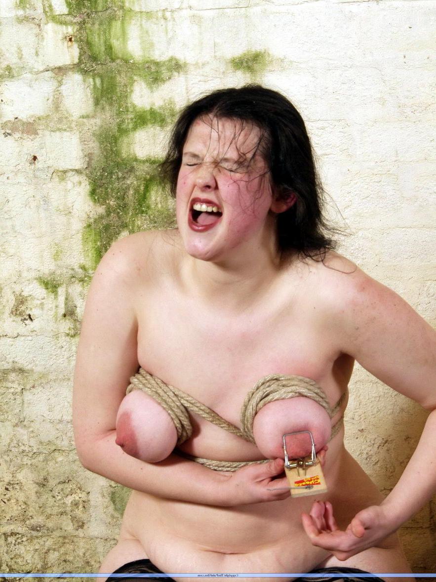 16P Emmas extreme mousetrapped bdsm tit torments and big breast bondage