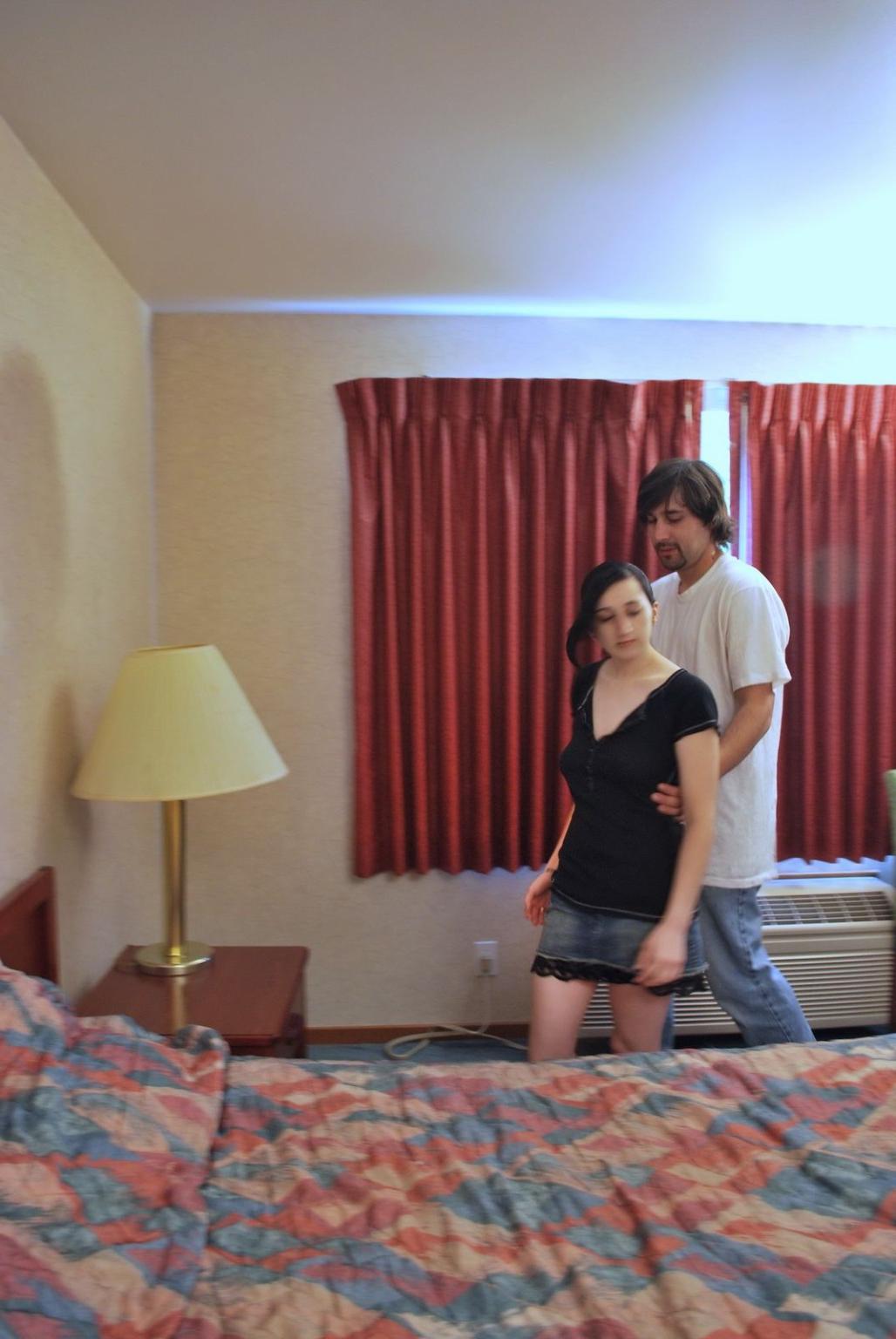 16P Scared brunette bdsm debutant slavegirls nipple clamps and tit torments
