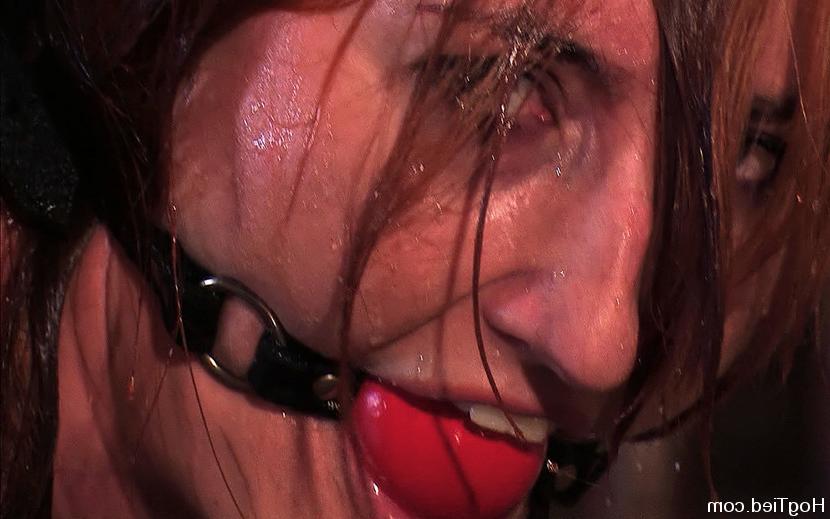15P Hot Redheaded Prisoner Kendra James Made to endure multiple BDSM orgasms