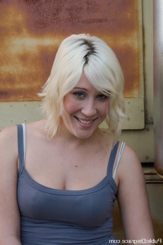 15P Helpless blonde gets fisted and ass fucked at public BDSM