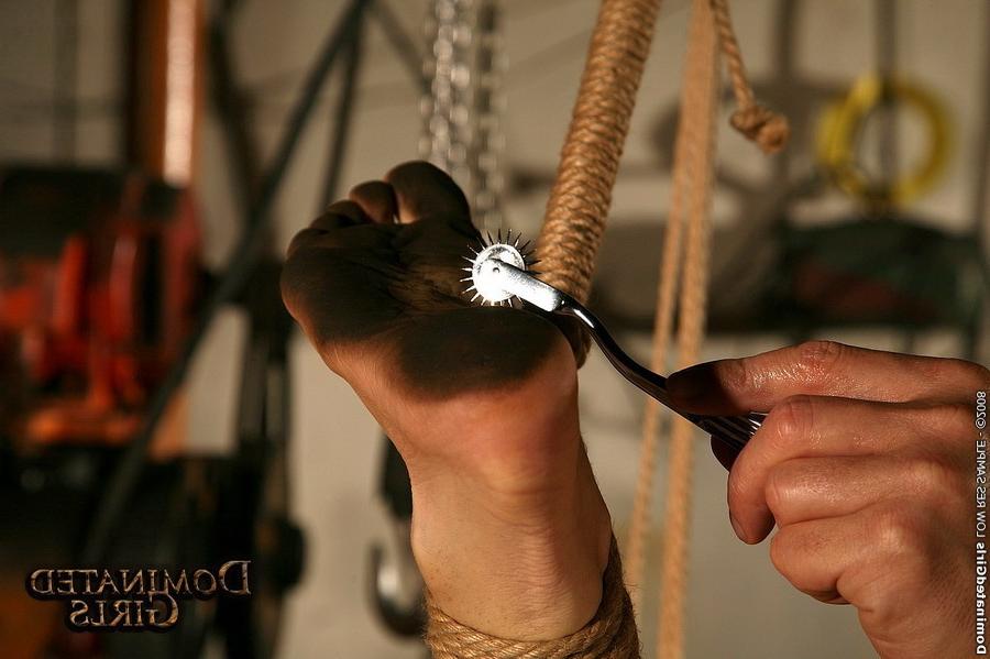 8P BDSM slave Evelyne Foxy gets bound and harsh fucked