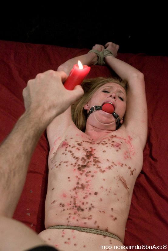 15P Cute college girl Ami Emerson gets wild BDSM sex