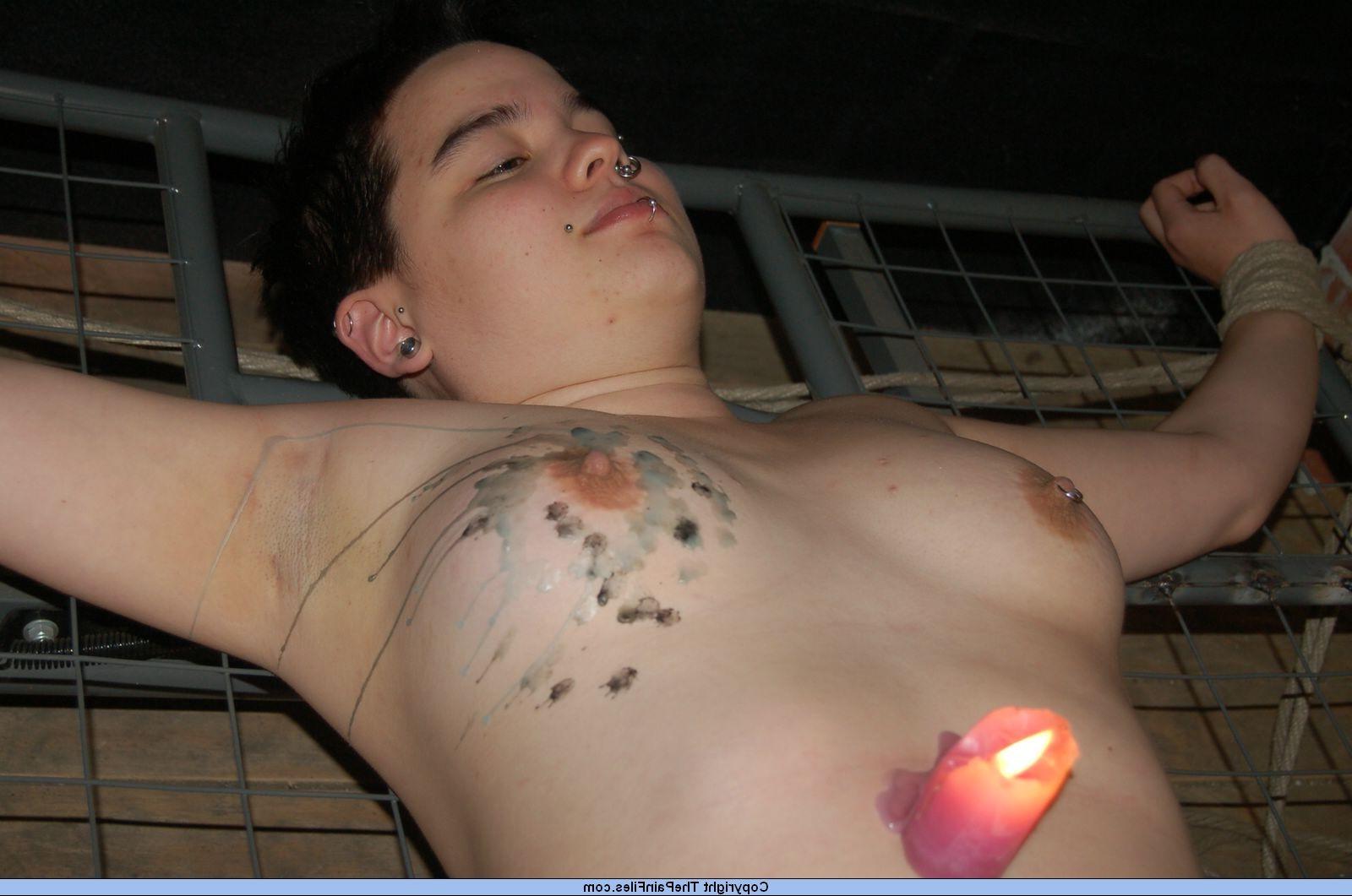 16P Oriental bdsm slavegirl bondage and hotwax torment