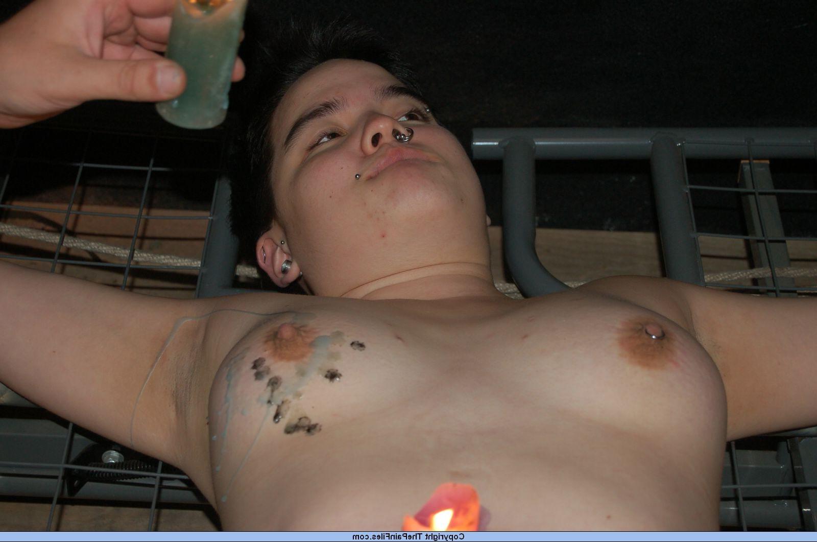 16P Oriental bdsm slavegirl bondage and hotwax torment