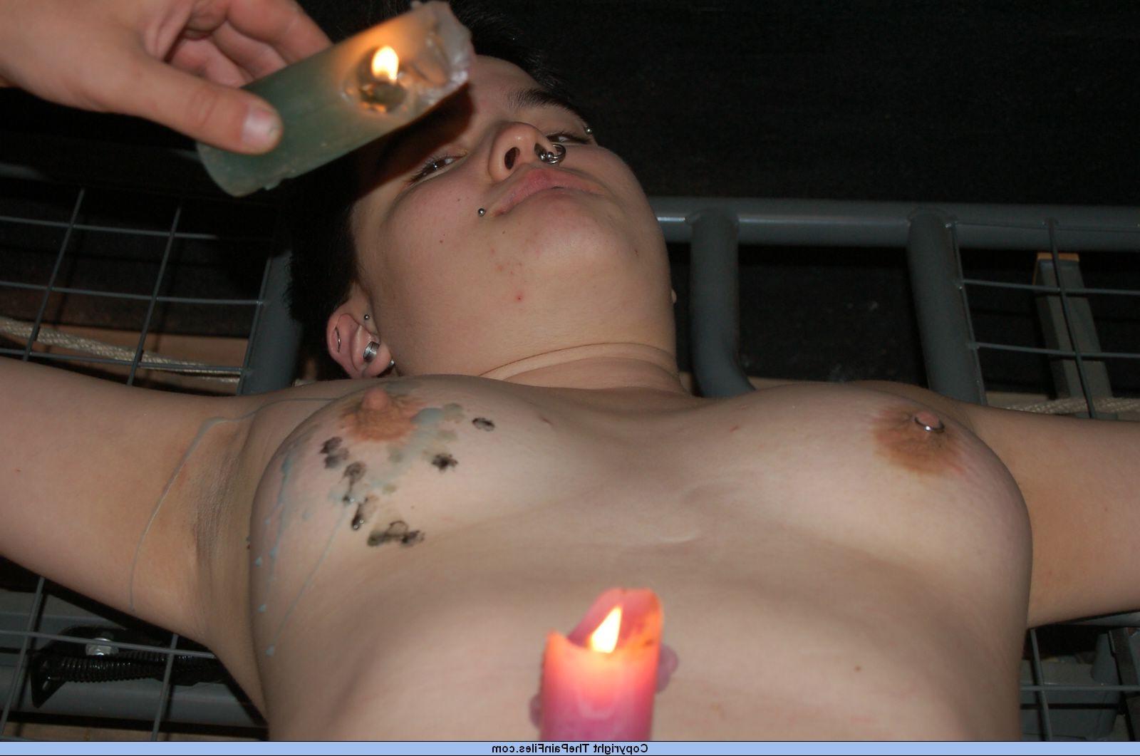 16P Oriental bdsm slavegirl bondage and hotwax torment
