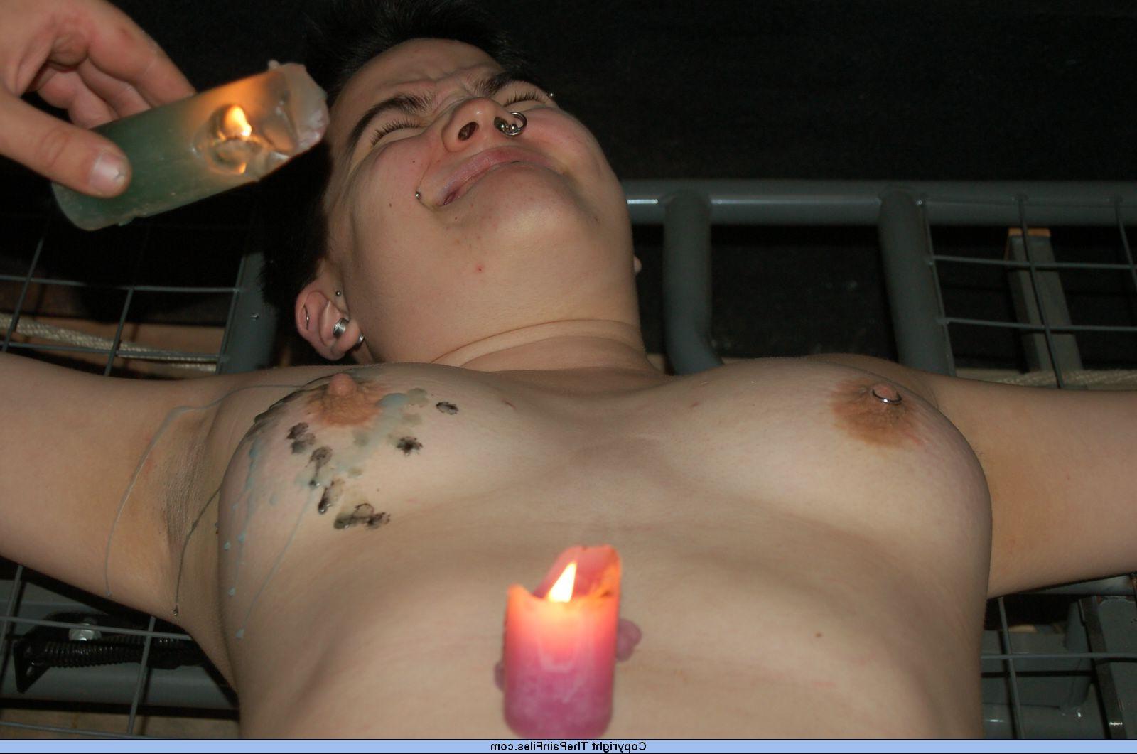 16P Oriental bdsm slavegirl bondage and hotwax torment