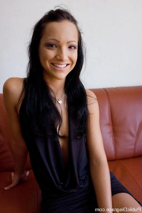 15P BDSM slave Sabrina Sweet exploited and fucked in public
