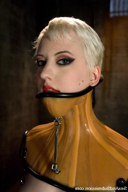 15P blonde sexual bdsm devices used on kept slave