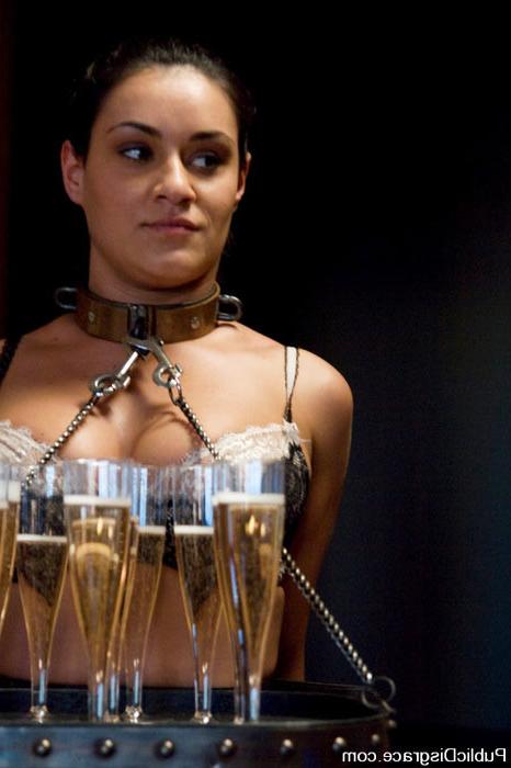 15P BDSM slave Charley Chase forced to fuck guests at a party