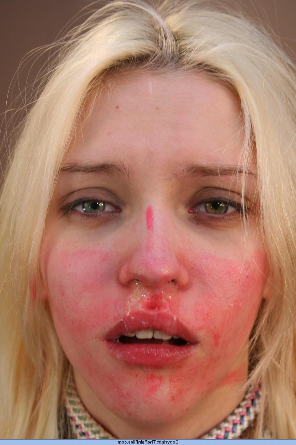 16P Bizarre facial bdsm and humiliating nose tormented