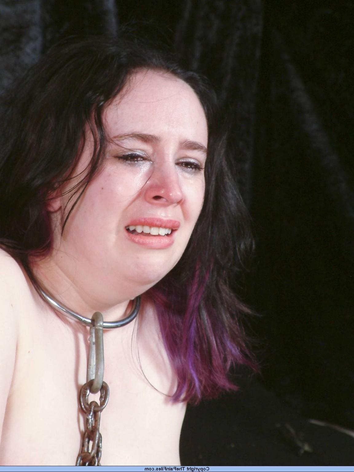 16P Crying slave in medieval bdsm and electro torments