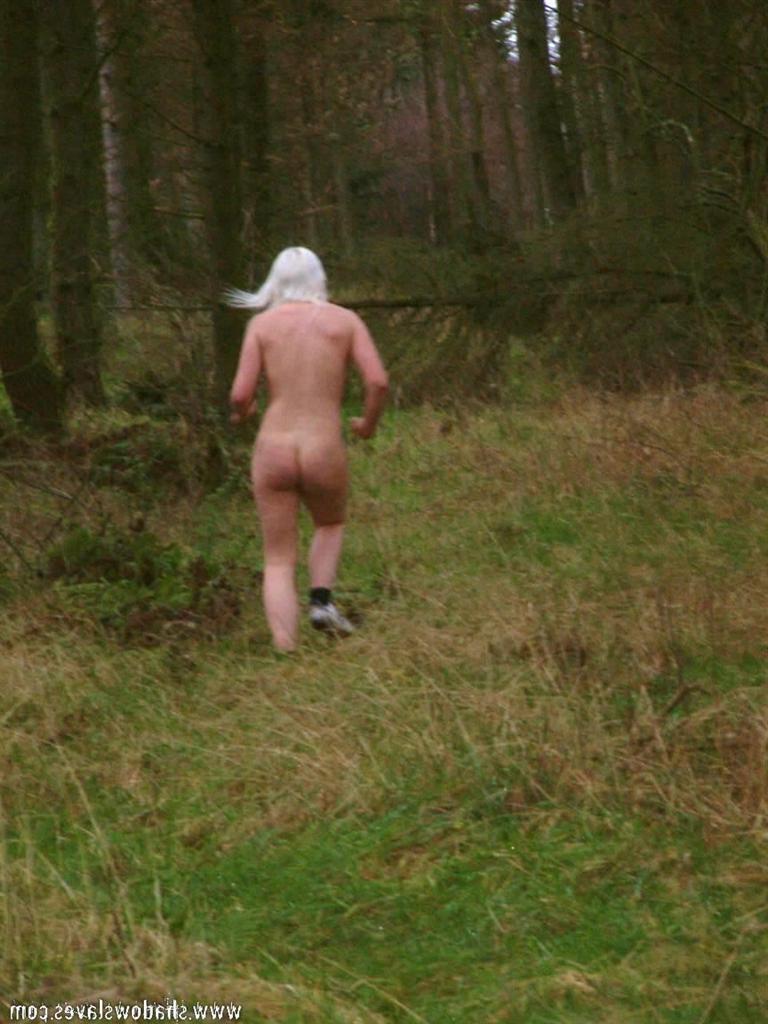 15P BDSM soldier girl is forced to work out outdoors in the forest