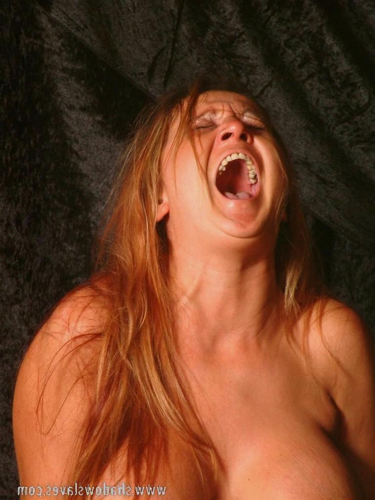 15P Pretty Milf slave girl is silenced with some heavy needle BDSM