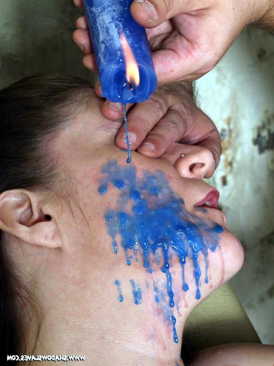 15P Mature BDSM wax play