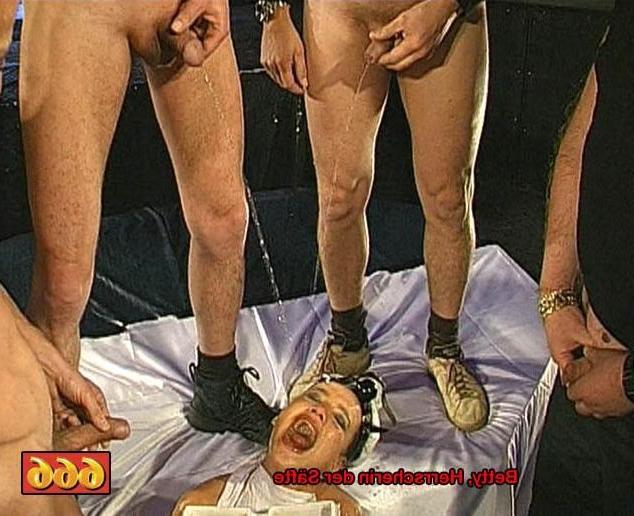 20P Forced hot pissing bukkake orgy with sexy German babes