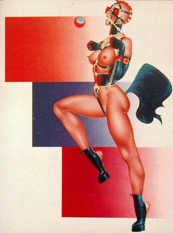 15P classic fetish bdsm drawings