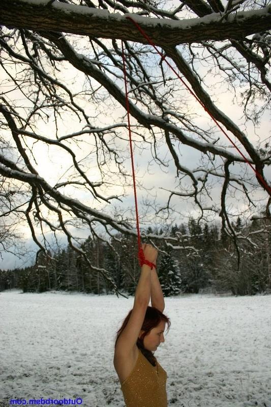 15P Bondage and bdsm in the snow