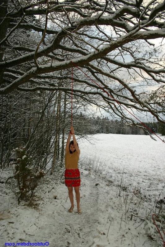 15P Bondage and bdsm in the snow