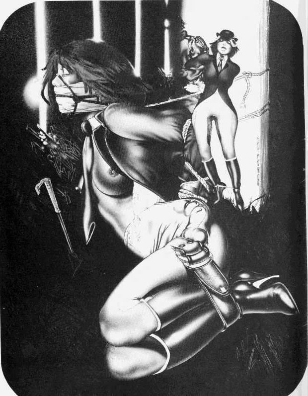 15P classic Robert Bishop bdsm artwork