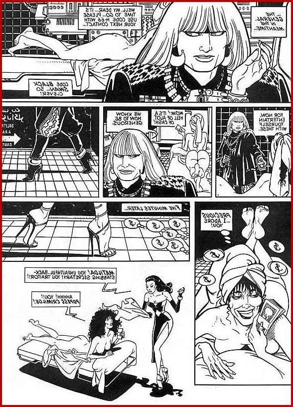 14P secret agent lesbian bdsm comic