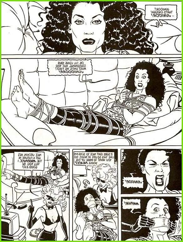 14P secret agent lesbian bdsm comic