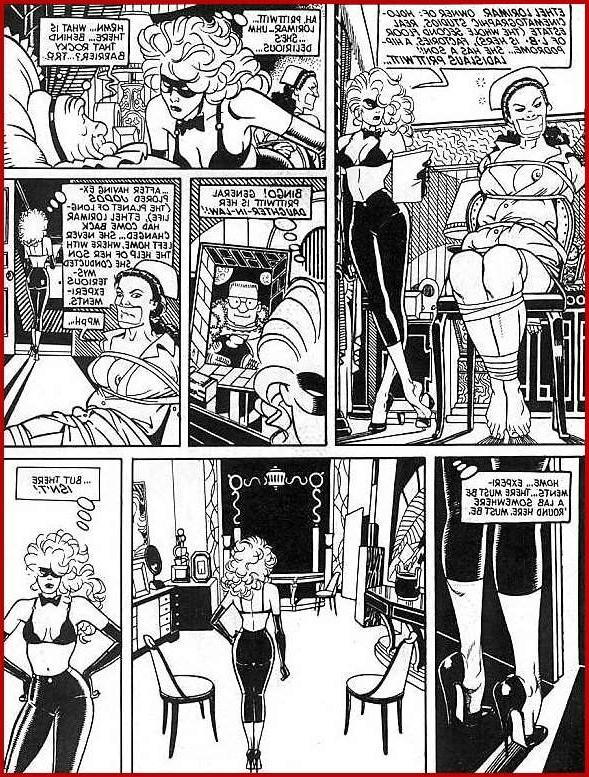14P secret agent lesbian bdsm comic