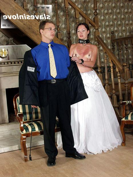 20P The slave in a wedding dress