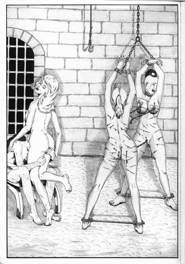 15P cruel female bdsm artwork