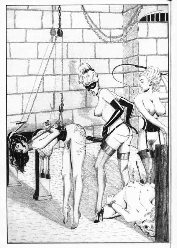 15P cruel female bdsm artwork