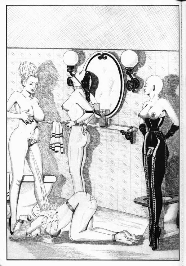 15P cruel female bdsm artwork