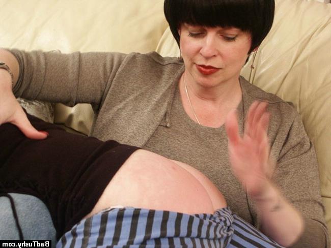 16P bdsm over the knee spanking