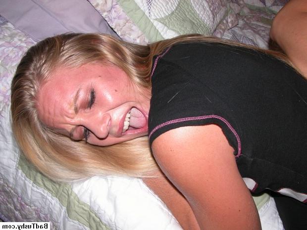 16P Blonde teen getting a bdsm spanking