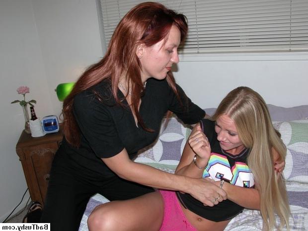 16P Blonde teen getting a bdsm spanking